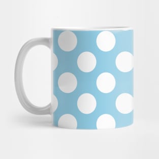 Blue Polka Dots, Polka Dot Pattern, Dots, Dotted Mug